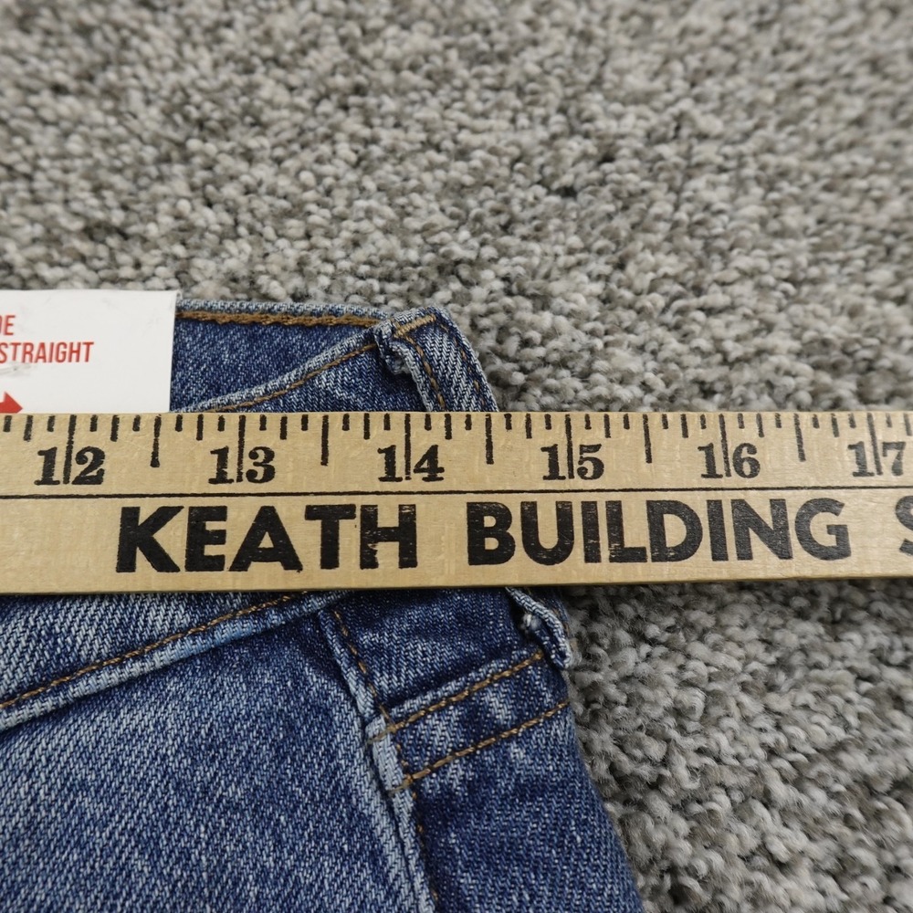 NEW Lucky Brand Jeans Womens 6 Dark Blue Denim Pants High Rise Straight Stretch - Picture 6 of 16